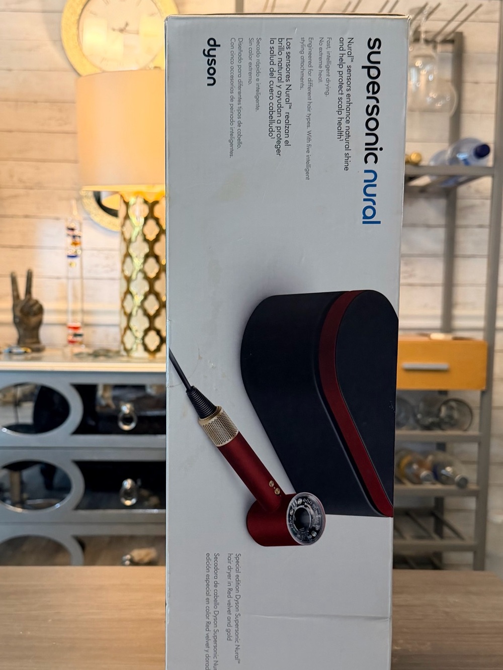 NEW Dyson Supersonic Nural – RARE Special Edition Red Velvet & Gold